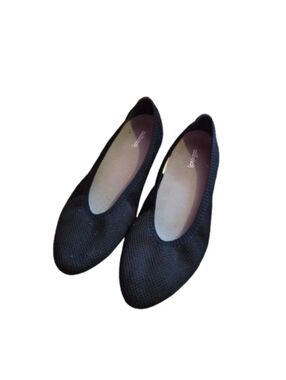 Allbirds Shoes Women's Tree Breezers Black Knit Slip-On Ballet Flats Size 9.5